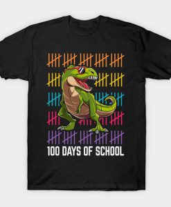 T Rex Happy 100 Days Tshirt FD17J0