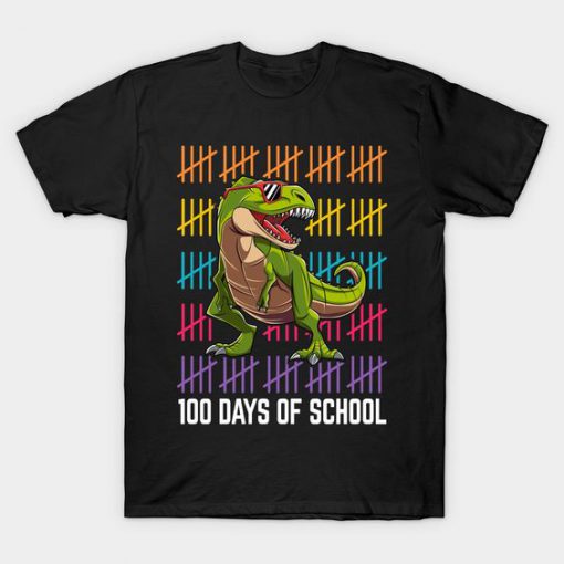 T Rex Happy 100 Days Tshirt FD17J0