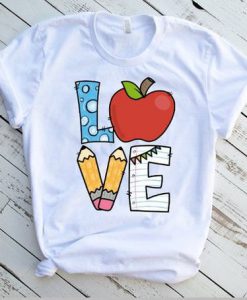 Teacher Love Tshirt EL22J0