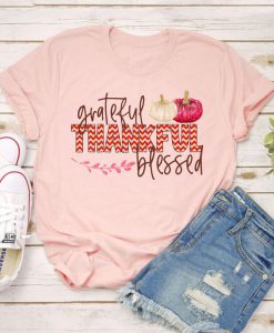 Thankful Grateful T Shirt SR22J0