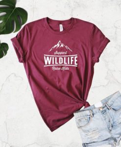 Wildlife Raise T Shirt SR18J0