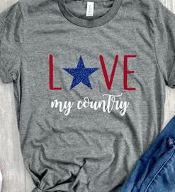 love my Country Tshirt Fd27J0