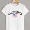 California USA Tshirt Fd5F0