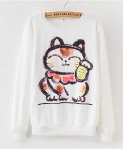 Cute Cat Rainbow Sweatshirt FD4F0