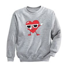 Dabbing Heart Sweatshirt EL5F0