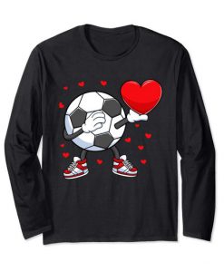 Dabbing Soccer Heart Swetshirt EL5F0