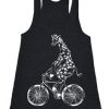 Giraffe On A Bicycle Tanktop EL4F0