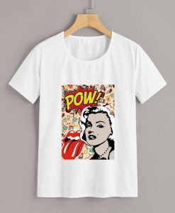 Girl Figure POW T-Shirt FD5F0