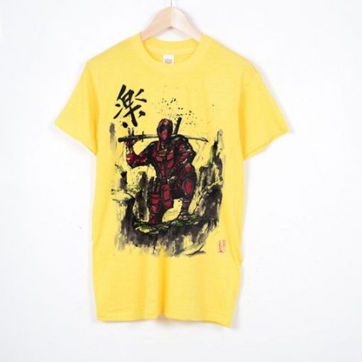 Samurai Pool Deadpool Tshirt FD6F0