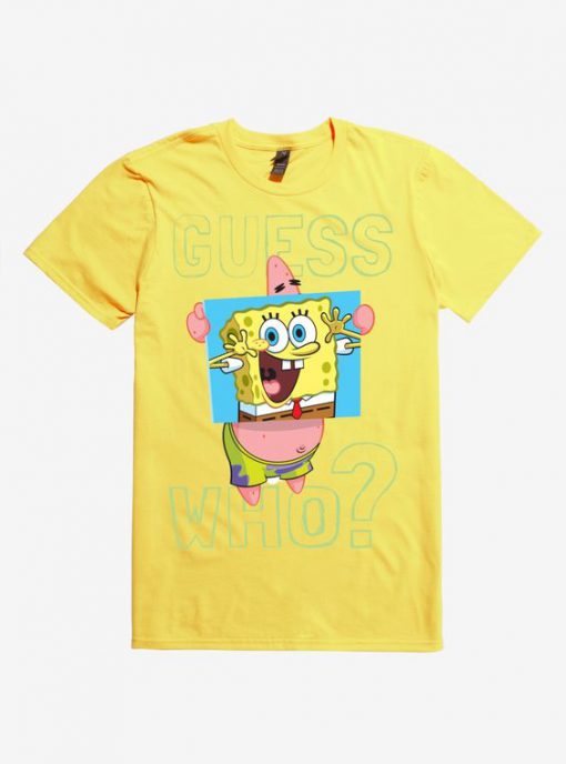 SpongeBob Guess Who T-Shirt FD5F0