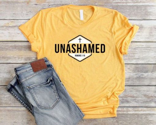 Unashamed Christian Tshirt FD3F0