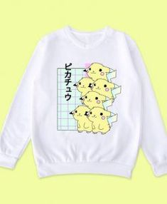 Cute Pikachu Sweatshirt TA18M0