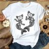 Hot Kitty Cat Mermaid Tshirt TA10M0