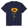 Pink Ribbon Sunflower T-Shirt AF24M0