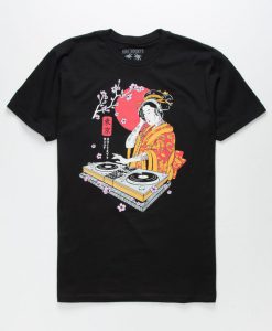 RIOT SOCIETY Geisha Turntable T-Shirt AF24M0