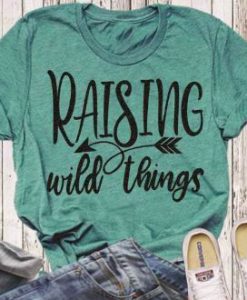 Raising Wild Things mom T shirt AF24M0