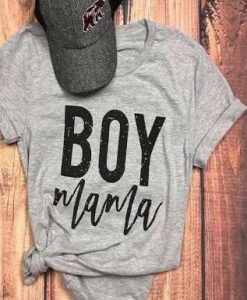 Short Sleeve Boy Mama T-Shirt AF24M0