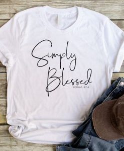 Simply Blessed T Shirts AF24M0