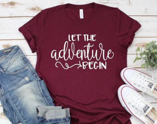 Adventure Begin T Shirt LY8A0