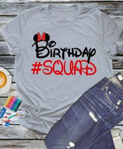 Birthday Squad T Shirt LY8A0