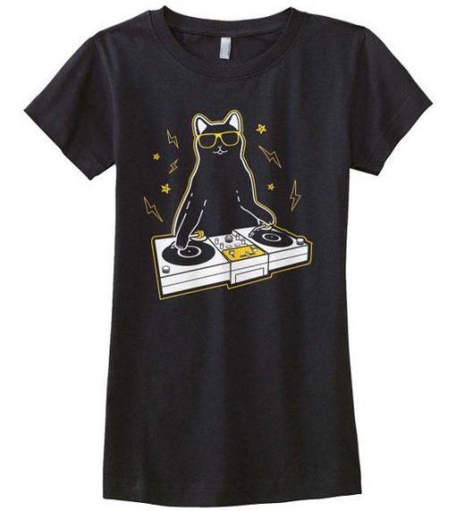 Cat DJ T-Shirt ND16A0