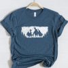 Distressed Mountain T-shirt YT13A0