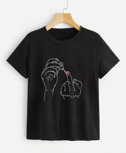 Finger Girl T shirt AF9A0