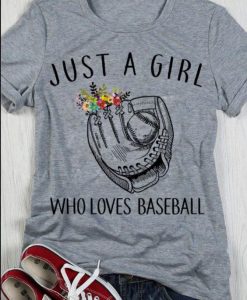 Girl Loves Baseball T Shirt LY8A0