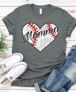 Momma Baseball T Shirt LY8A0