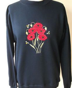 Poppy Flower Sweatshirt TU2A0
