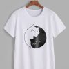 Yin Yang Cat T-Shirt ND5M0