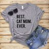Best mom cat mom T Shirt AL22JL0