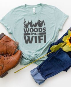 WOODS over WIFI Tshirt LE29JL0