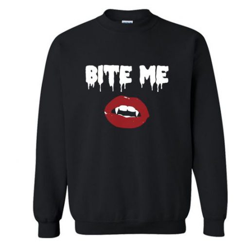 Bite Me Vampire Sweatshirt AS22AG0