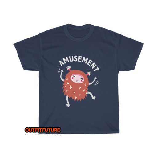 Amusement-cute-monster-T-Shirt EL24D0