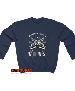american-cowboy-wild-west-Sweatshirt EL24D0