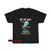 cartoon punk skull playing skateboard T-Shirt EL9D0