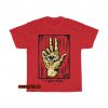 demon hand linocutT-Shirt EL5D0