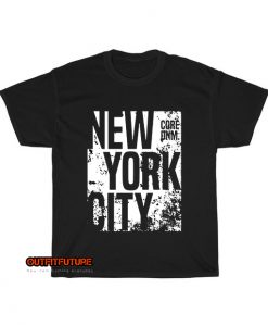 new york city typography texture T-Shirt EL5D0