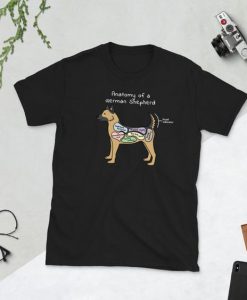 Anatomy Of A German Shepherd T-Shirt DA25F1