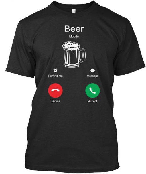 Beer Mobile T-Shirt SR11F1