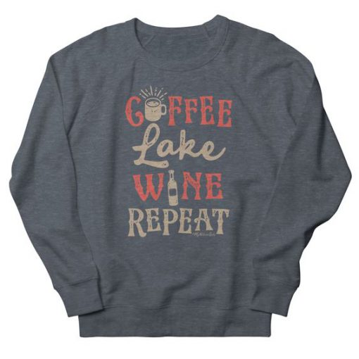 Coffee Lake Wine Repeat Sweatshirt EL3F1