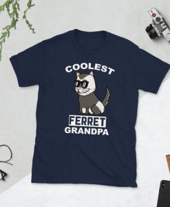 Coolest Ferret Grandpa T-Shirt DA25F1