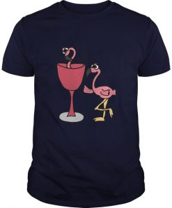 Flamingo in the Glass T-Shirt SR11F1