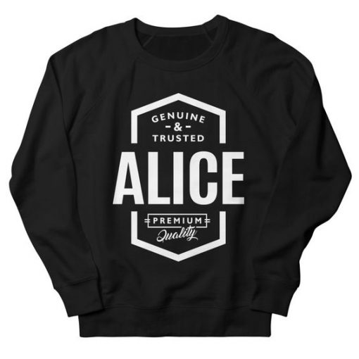 Alice Personalized Sweatshirt IM9MA1