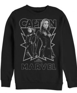 Captain Marvel Gray Sweatshirt FA5MA1