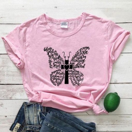 Christian Butterfly T-Shirt EL24MA1