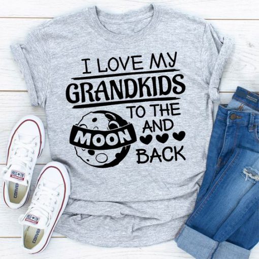 I Love My Grandkids To The Moon T-Shirt IM17MA1