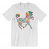 Rainbow Zebra T-shirt SD5MA1