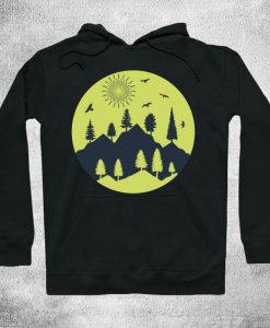 Sunny day in the mountains Hoodie IM9MA1